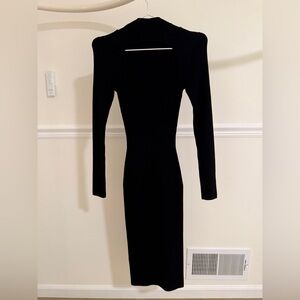 Babaton Open Back Stretch Knit Dress